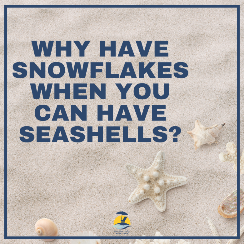 topsail beach christmas quotes why have snowflakes when you can have seashells | coastline realty