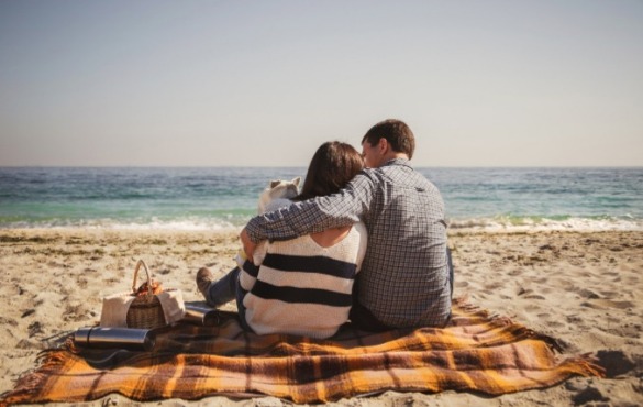 topsail island romantic getaway beach picnic | Coastline Realty Vacations