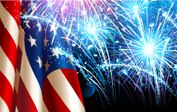 flag and fireworks | Coastline Realty Vacations
