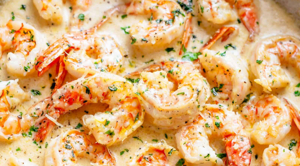 the best topsail island inspired seafood recipes garlic parmesan shrimp | coastline realty