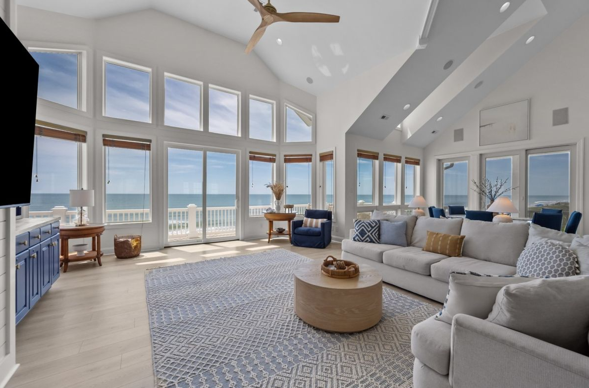 interior of Topsail Island rental